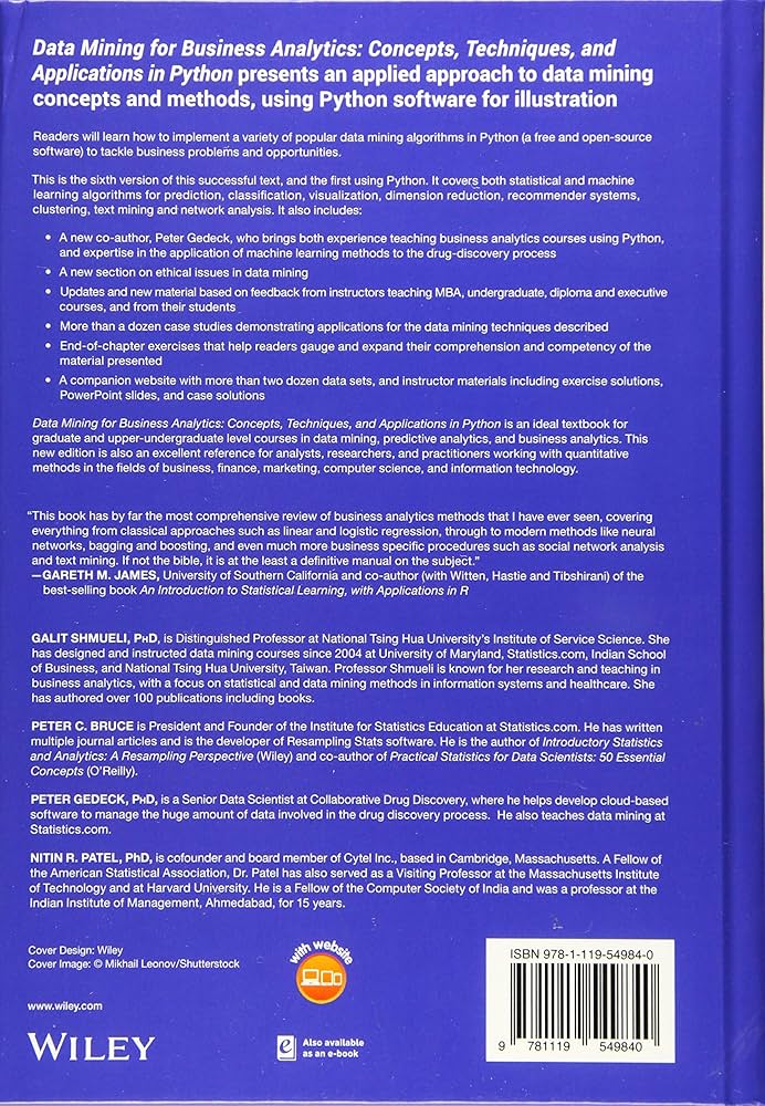 語学・辞書・学習参考書 Data Mining for Business Intelligence Amazon.com: Data Mining for Business Intelligence: Concepts